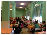 Foto in sala pranzo di Villa Marina